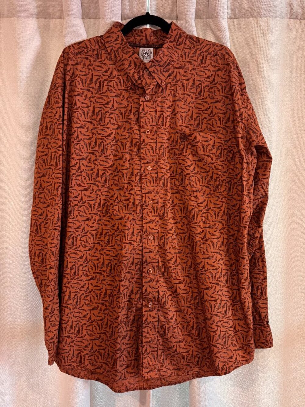 Like New Men's Cinch Classic Cut 'Revolver' Button Down Dress Shirt — XL